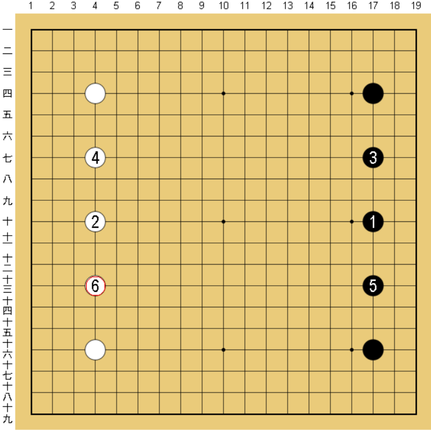 黒は三線で白は四線