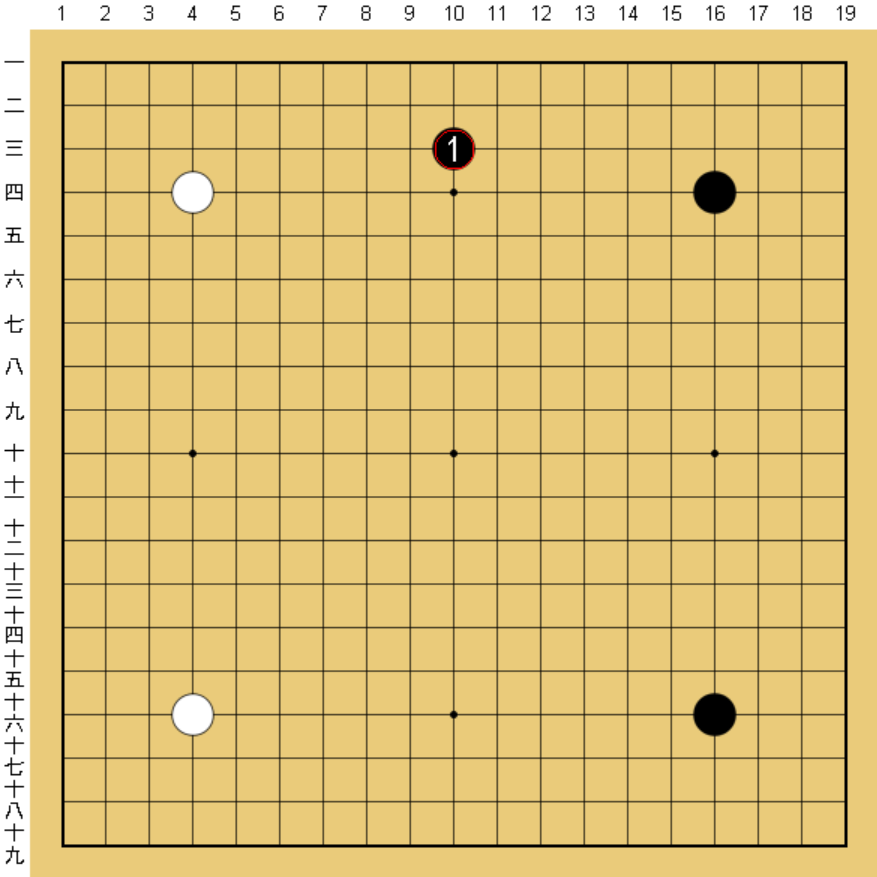 黒１がヒラキ